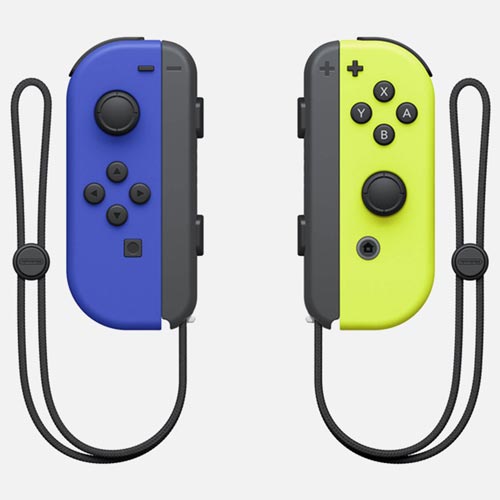 Paire De Joy-Con - Nintendo- Bleu Et Jaune- Paire De Joycon Pour Nintendo Switch - Miniature