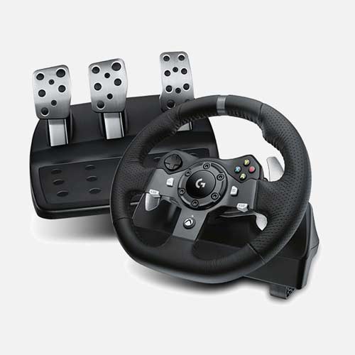 G920 Driving Force - Logitech - Noir - Volant de Simulation pour Xbox - miniature