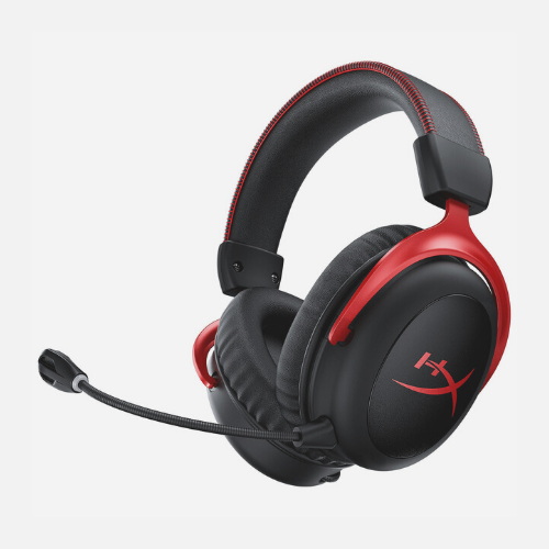Cloud II Wireless – Hyper X – Negro y Rojo – Auriculares Gamer Inalámbricos