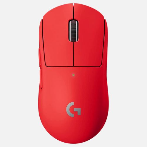 G Pro X Superlight – Logitech – Rojo – Ratón inalámbrico ambidiestro Gaming