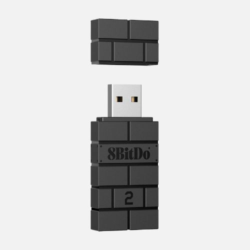 Adaptateur Bluetooth V2 – 8Bitdo – Noir – Adapteur pour Nintendo Switch/PC/Mac